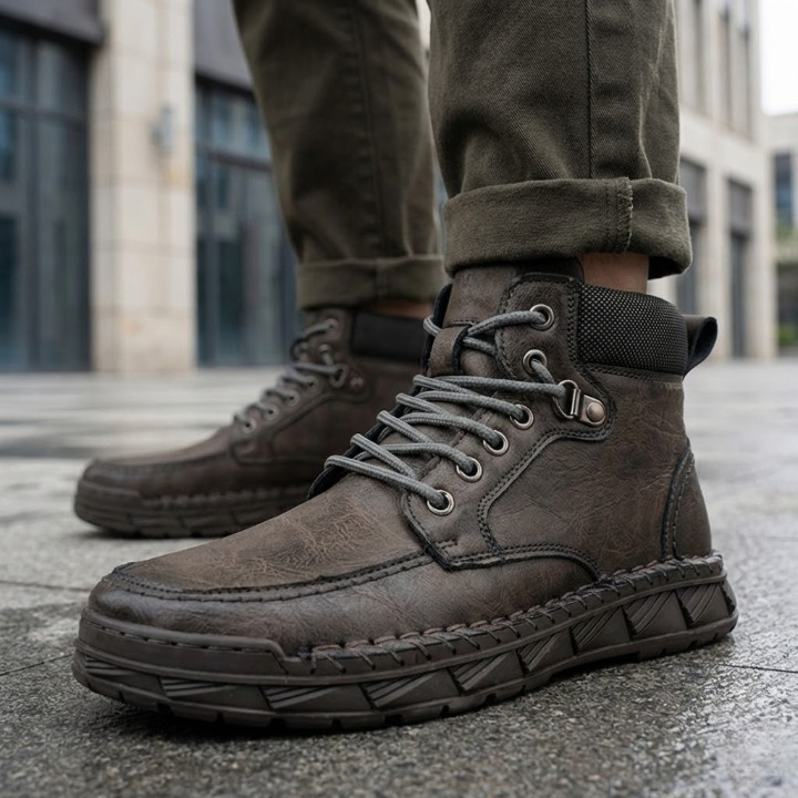 Ravello Rugged Leather Boots