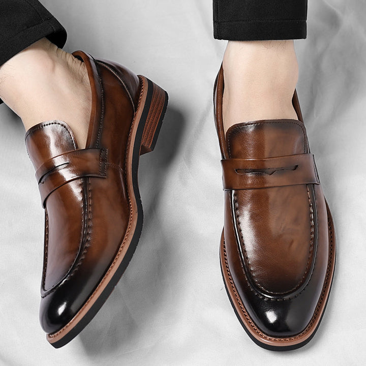 Luca Italian Penny Loafers