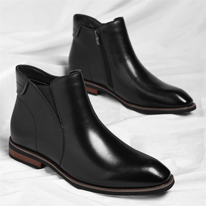 Alessandro Vieri Leather Chelsea Boots