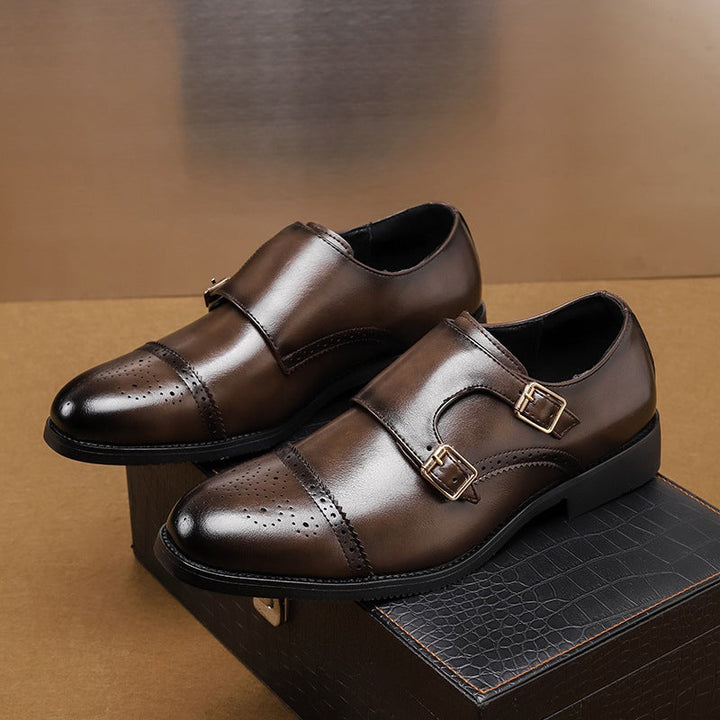 Antonio Double-Monk Strap Shoes