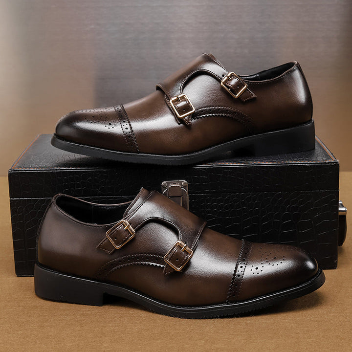 Antonio Double-Monk Strap Shoes