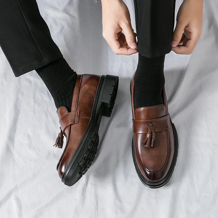 Cruz Authentic Leather Loafers