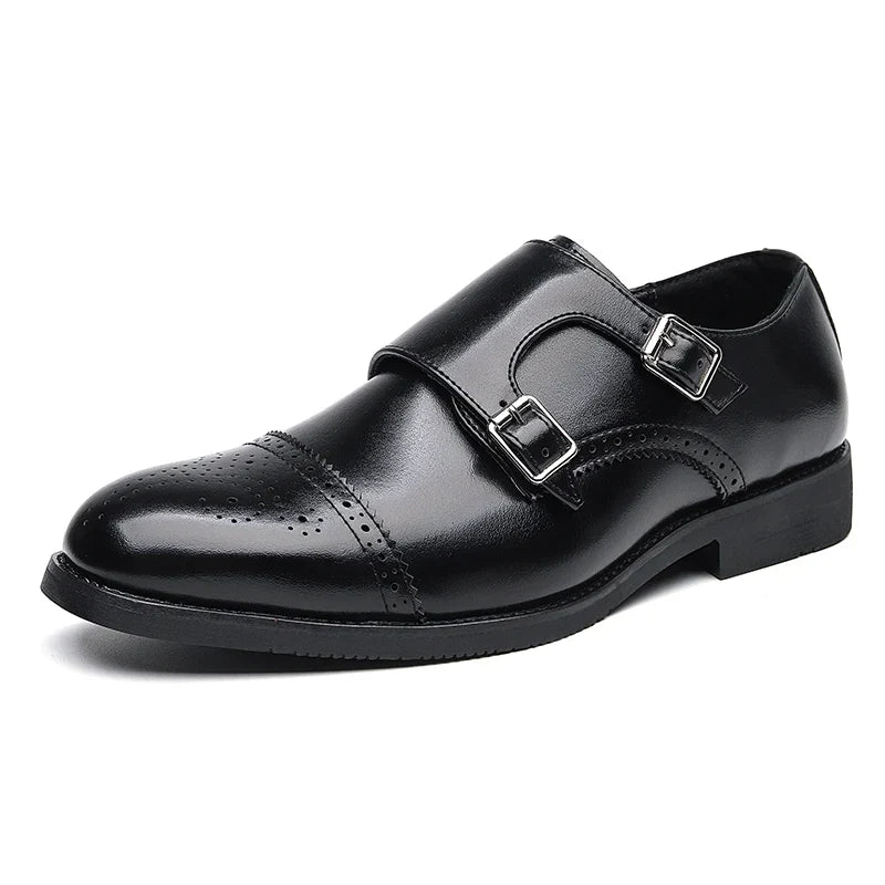Antonio Double-Monk Strap Shoes