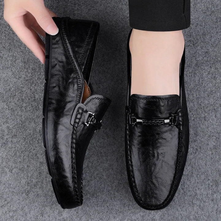 Kizar Genuine Leather Loafers