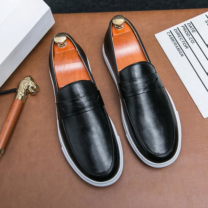 Reyes Authentic Leather Loafers