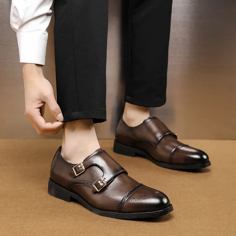 Antonio Double-Monk Strap Shoes