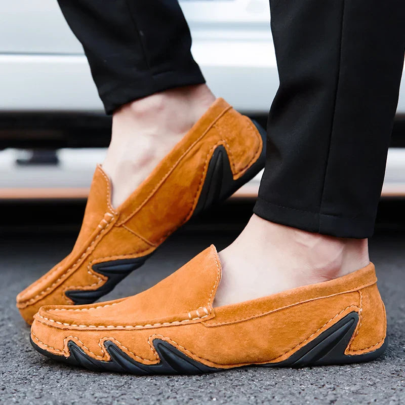 Alessandro Suede Slip-On Loafers