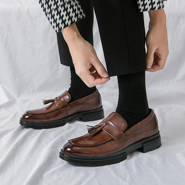 Cruz Authentic Leather Loafers