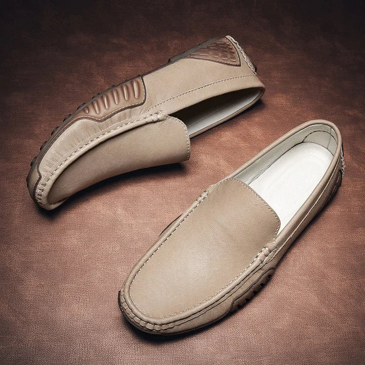 Authentic Leather Loafers by JACKSON