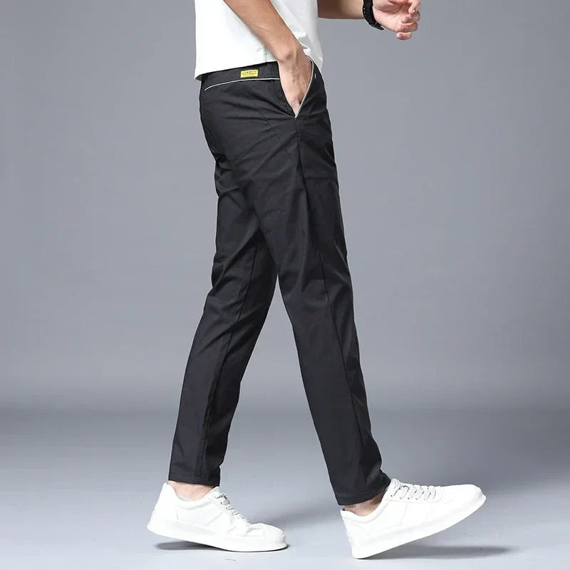 Sleek Slim Fit Trousers