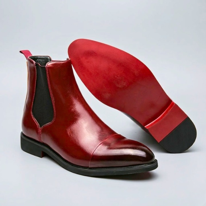 Annibale Carlucci Leather Chelsea Boots
