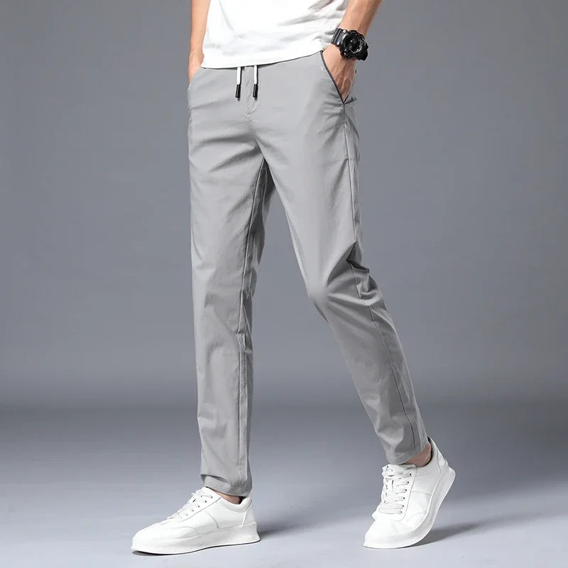 Sleek Slim Fit Trousers